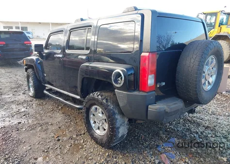 2009 Hummer H3 Suv z USA, uszkodzony, nr VIN 5GTEN13E998155173